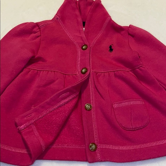 Ralph Lauren pink cardigan - Picture 3 of 3